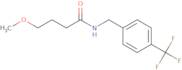 4-Methoxy-N-((4-(trifluoromethyl)phenyl)methyl)-butanamide