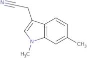 2-(1,6-Dimethyl-1H-indol-3-yl)acetonitrile