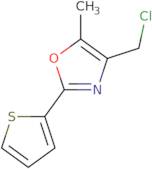 4-(chloromethyl)-5-methyl-2-(thiophen-2-yl)-1,3-oxazole
