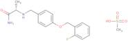 (S)-2-((4-((2-Fluorobenzyl)oxy)benzyl)-amino)propanamide methanesulfonate