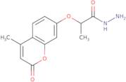 2-[(4-Methyl-2-oxo-2H-chromen-7-yl)oxy]propanehydrazide