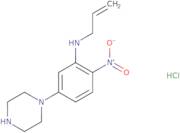 N-Allyl-2-nitro-5-piperazin-1-ylaniline hydrochloride