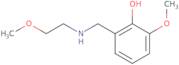 2-Methoxy-6-(((2-methoxyethyl)amino)methyl)phenol