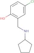 4-Chloro-2-[(cyclopentylamino)methyl]phenol