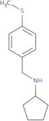 N-{[4-(Methylsulfanyl)phenyl]methyl}cyclopentanamine