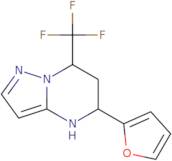 5-(Furan-2-yl)-7-(trifluoromethyl)-4,5,6,7-tetrahydropyrazolo[1,5-a]pyrimidine