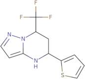 5-(Thiophen-2-yl)-7-(trifluoromethyl)-4,5,6,7-tetrahydropyrazolo[1,5-a]pyrimidine