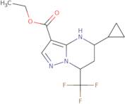 5-Cyclopropyl-7-trifluoromethyl-4,5,6,7-tetrahydro-pyrazolo[1,5- a ]pyrimidine-3-carboxylic acid e…