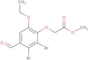 Methyl (2,3-dibromo-6-ethoxy-4-formylphenoxy)acetate