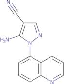 5-Amino-1-quinolin-5-yl-1H-pyrazole-4-carbonitrile