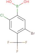 2-Chloro-5-bromo-4-(trifluoromethyl)-phenylboronic acid