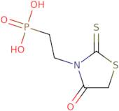 [2-(4-Oxo-2-thioxo-3-thiazolidinyl)ethyl]phosphonic Acid