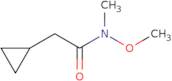 2-cyclopropyl-n-methoxy-n-methylacetamide