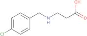 3-{[(4-Chlorophenyl)methyl]amino}propanoic acid