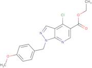 Ethyl 4-chloro-1-(4-methoxybenzyl)-1H-pyrazolo[3,4-b]pyridine-5-carboxylate
