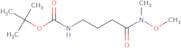 Tert-Butyl 3-(N-Methoxy-N-Methylcarbamoyl)Propylcarbamate