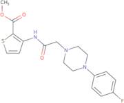 Methyl 3-{2-[4-(4-fluorophenyl)piperazin-1-yl]acetamido}thiophene-2-carboxylate