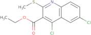 Ethyl 4,6-dichloro-2-(methylthio)quinoline-3-carboxylate