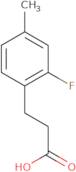 3-(2-Fluoro-4-methylphenyl)propionic acid