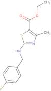 Ethyl 2-{[(4-fluorophenyl)methyl]amino}-4-methyl-1,3-thiazole-5-carboxylate