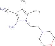 2-Amino-4,5-dimethyl-1-(2-morpholin-4-ylethyl)-1H-pyrrole-3-carbonitrile
