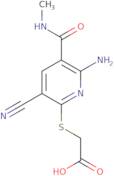 2-{[6-Amino-3-cyano-5-(methylcarbamoyl)pyridin-2-yl]sulfanyl}acetic acid