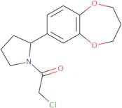 2-Chloro-1-[2-(3,4-dihydro-2H-1,5-benzodioxepin-7-yl)pyrrolidin-1-yl]ethan-1-one