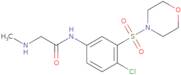 N-[4-Chloro-3-(morpholine-4-sulfonyl)phenyl]-2-(methylamino)acetamide