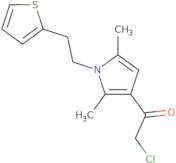 2-Chloro-1-{2,5-dimethyl-1-[2-(thiophen-2-yl)ethyl]-1H-pyrrol-3-yl}ethan-1-one