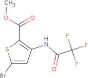 5-Bromo-3-(2,2,2-trifluoro-acetylamino)-thiophene-2-carboxylic acid methyl ester