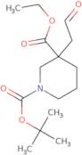 1-tert-Butyl 3-ethyl 3-(2-oxoethyl)piperidine-1,3-dicarboxylate