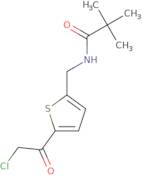 N-{[5-(2-Chloroacetyl)thiophen-2-yl]methyl}-2,2-dimethylpropanamide