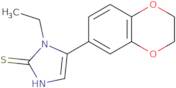5-(2,3-Dihydro-1,4-benzodioxin-6-yl)-1-ethyl-1H-imidazole-2-thiol