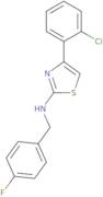 4-(2-Chlorophenyl)-N-[(4-fluorophenyl)methyl]-1,3-thiazol-2-amine