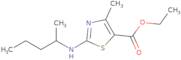 Ethyl 4-methyl-2-[(pentan-2-yl)amino]-1,3-thiazole-5-carboxylate