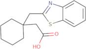 2-[1-(1,3-Benzothiazol-2-ylmethyl)cyclohexyl]acetic acid