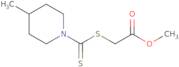 Methyl 2-(4-methylpiperidine-1-carbothioylsulfanyl)acetate