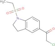 2-Chloro-1-[1-(ethanesulfonyl)-2,3-dihydro-1H-indol-5-yl]ethan-1-one