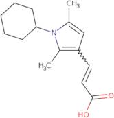 (2E)-3-(1-Cyclohexyl-2,5-dimethyl-1H-pyrrol-3-yl)prop-2-enoic acid