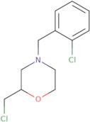 2-(Chloromethyl)-4-[(2-chlorophenyl)methyl]morpholine