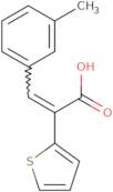 3-(3-Methylphenyl)-2-(thiophen-2-yl)prop-2-enoic acid