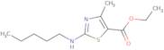 Ethyl 4-methyl-2-(pentylamino)-1,3-thiazole-5-carboxylate