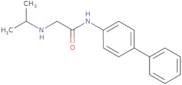 N-Biphenyl-4-yl-2-isopropylamino-acetamide