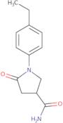 1-(4-Ethylphenyl)-5-oxopyrrolidine-3-carboxamide