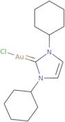Chloro[1,3-bis(cyclohexyl)2H-imidazol-2-ylidene]gold(I)