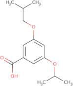 3-(2-Methylpropoxy)-5-(propan-2-yloxy)benzoic acid