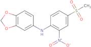 N-(4-Methanesulfonyl-2-nitrophenyl)-2H-1,3-benzodioxol-5-amine