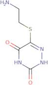 6-[(2-Aminoethyl)sulfanyl]-2,3,4,5-tetrahydro-1,2,4-triazine-3,5-dione