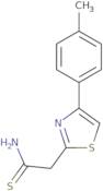 2-[4-(4-Methylphenyl)-1,3-thiazol-2-yl]ethanethioamide