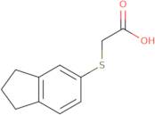 2-(2,3-Dihydro-1H-inden-5-ylsulfanyl)acetic acid